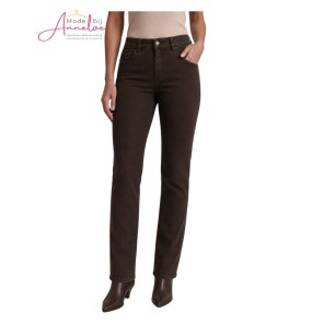 Anna Montana broek Angelika slim fit 1975 Magic stretch - Chestnut